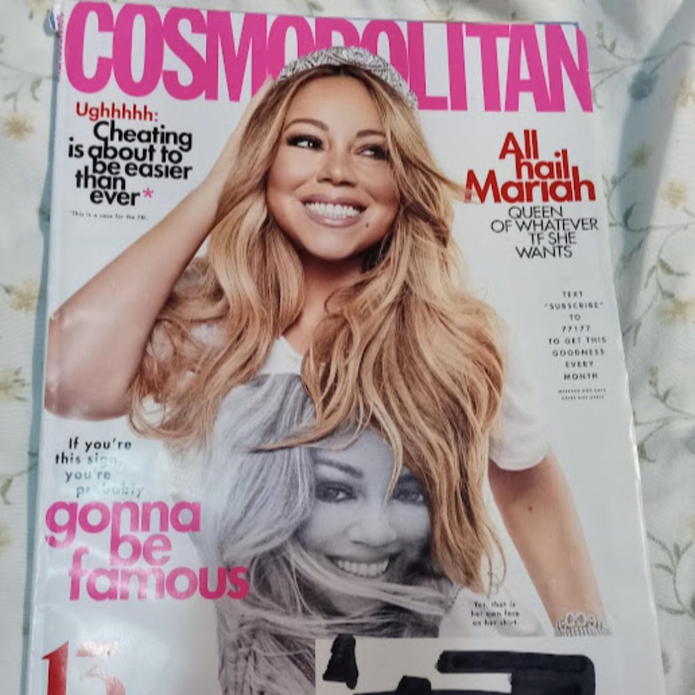 Mariah Carey COSMOPOLITAN MAGAZINE